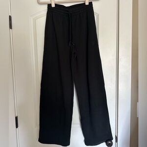 Pink wide leg sweats